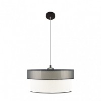 Distribuidor - Lâmpadas Diversas | Colgantes Moderno | COLGANTE FELIX NEGRO/BLANCO 1XE27 REGX50X50 CM Ref: 172995001